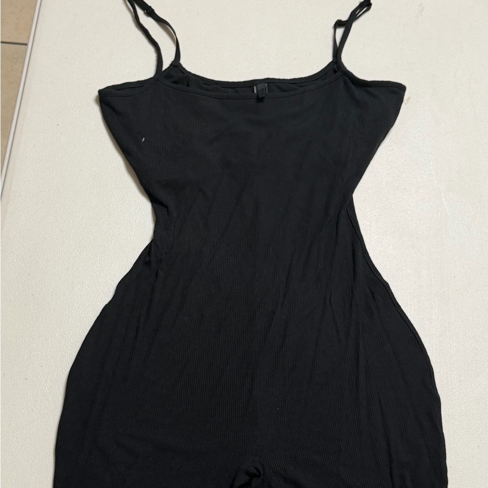 SKIMS Black Onesie